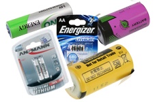 Lithium - Batterien 1,5 bis 9V