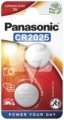 Panasonic Lithium Knopfzelle CR2025 2er Blister