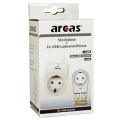 Arcas Zwischenstecker 2x USB Lader