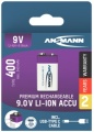 Ansmann USB-C Akku 9V E Block Li-Ion 9V / 400 mAh